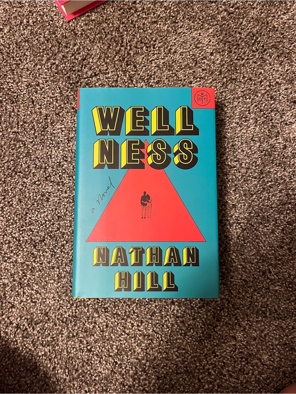 Wellness by Nathan Hill - Teal & Red Hardcover